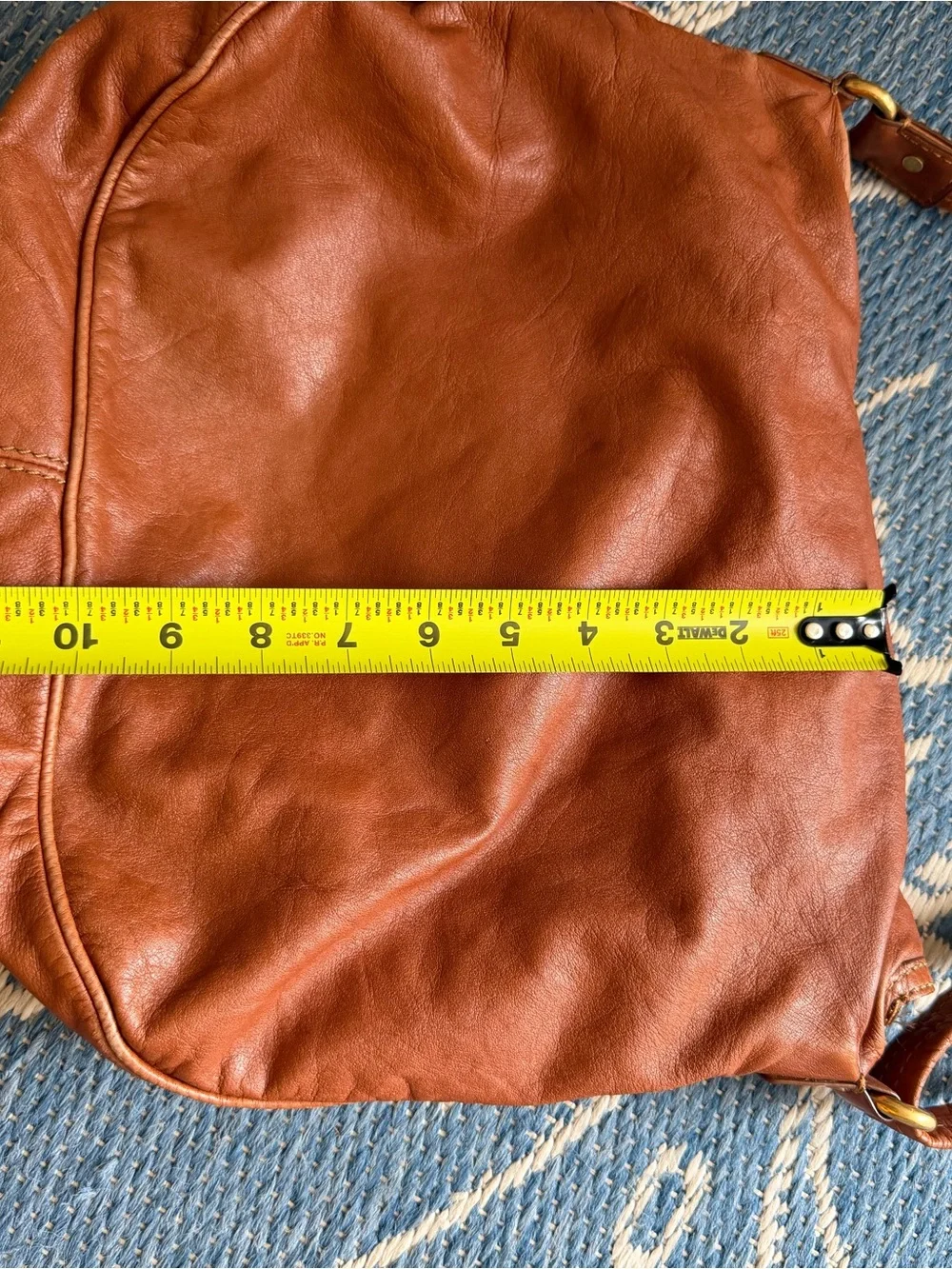Marc by Marc Jacobs Cognac Brown Leather Crossbody Shoulder Bag
